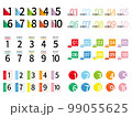 ポイントを示した1から10の数字-color1_colorful1 99055625