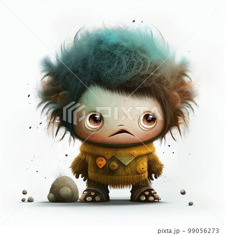 Illustration cartoon cute Monsters on isolated background (Created with Generative AI technology). Illustration cartoon cute Monsters on isolated background (Created with Generative AI technology). 99056273