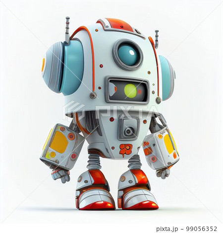 cute robot background