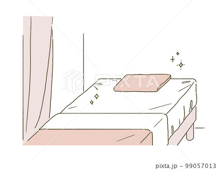 ビューティー　人物なしの綺麗なエステサロンのイラストレーション 99057013