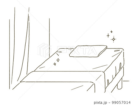 ビューティー　人物なしの綺麗なエステサロンのイラストレーション 99057014