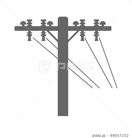 Electric pole icon design 99057252