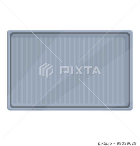 Cake tray icon cartoon vector. Food bakery. Oven mold 99059629