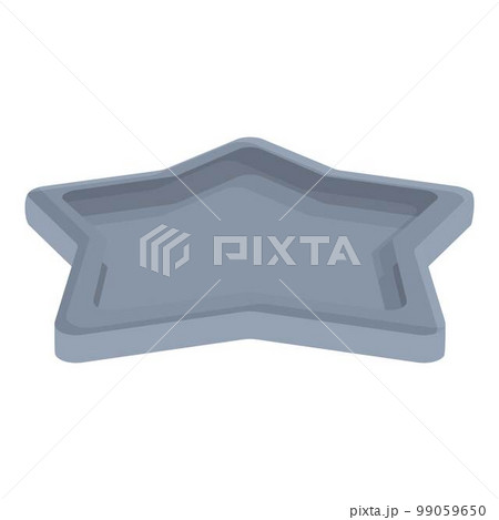 Star bakeware icon cartoon vector. Stuff cook. Muffin tray Star bakeware icon cartoon vector. Stuff cook. Muffin tray 99059650