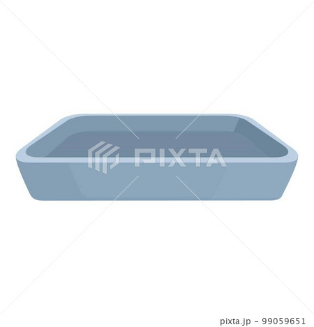 Tray icon cartoon vector. Cooking stuff. Food bakery Tray icon cartoon vector. Cooking stuff. Food bakery 99059651