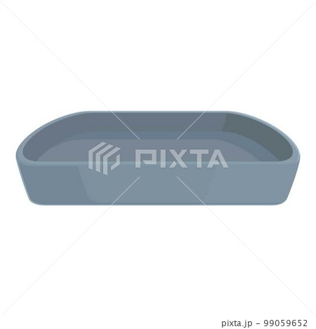 Tray tin icon cartoon vector. Food cook. Pan cooking Tray tin icon cartoon vector. Food cook. Pan cooking 99059652