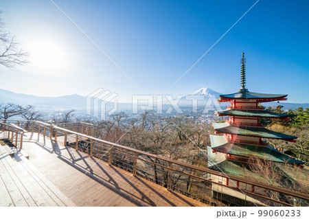 「山梨県」新倉山浅間公園「展望デッキ」 「山梨県」新倉山浅間公園「展望デッキ」 99060233