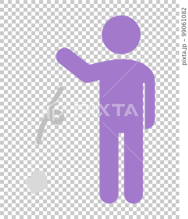 ポイ捨てする人 99061082