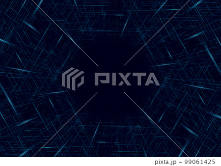 Blue minimal glowing lines abstract futuristic tech background 99061425