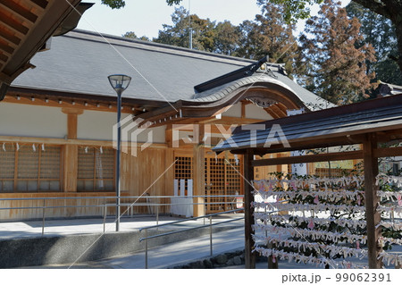 境内に結ばれたおみくじ(針名神社 愛知県 名古屋市) 境内に結ばれたおみくじ(針名神社 愛知県 名古屋市) 99062391