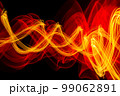 Light wave of energy with elegant glowing lines. Abstract technology background. 99062891