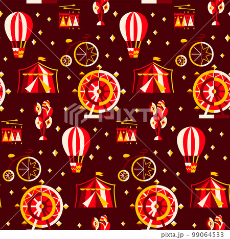 Circus Seamless Pattern 99064533