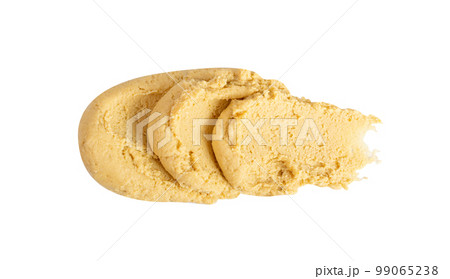 Hummus Smear Isolated, Houmous Dip, Tahini Sauce, Hummus Spread on White Background 99065238