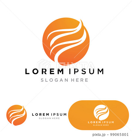 Fire Logo Template Flame Symbol Icon Vector Fire Logo Template Flame Symbol Icon Vector 99065801