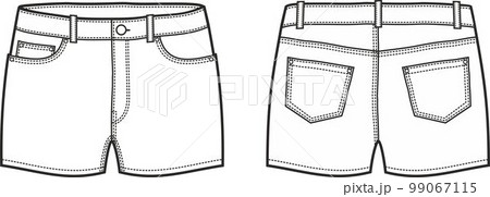 Jean shorts 99067115