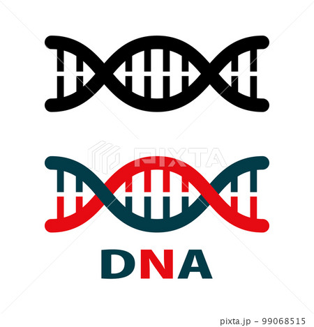 遺伝子（DNA）のアイコンセット 99068515