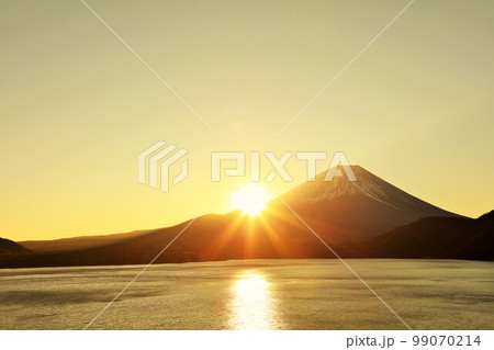 富士山と初日の出 99070214