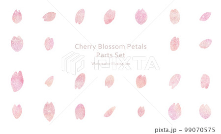 桜の花びらのパーツセット 99070575