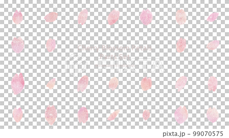 桜の花びらのパーツセット 99070575
