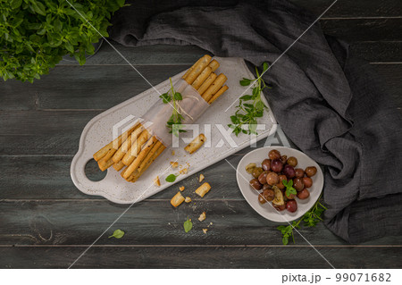 Grissini bread sticks 99071682