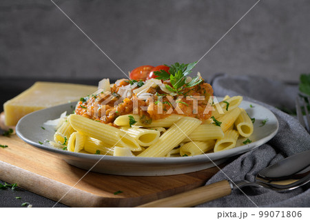 Vegetarian lentil Bolognese Vegetarian lentil Bolognese 99071806