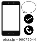 スマートフォンとアイコンセット 99072044