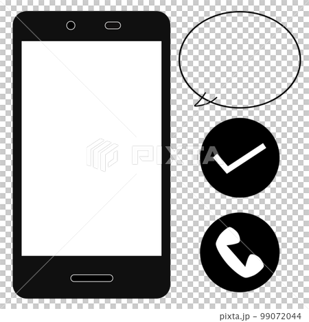 智能手機和圖標集 智能手機和圖標集 99072044