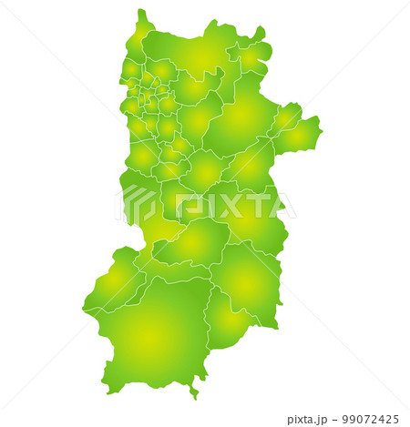 奈良県と市町村地図