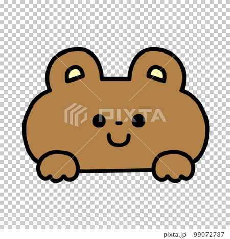 cute bear popping out cute bear popping out 99072787