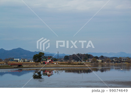 群馬県館林市多々良沼の風景 群馬県館林市多々良沼の風景 99074649