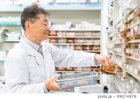 薬局・病院・ドラッグストアで働く薬剤師（処方箋・薬・サプリメント） 99074876
