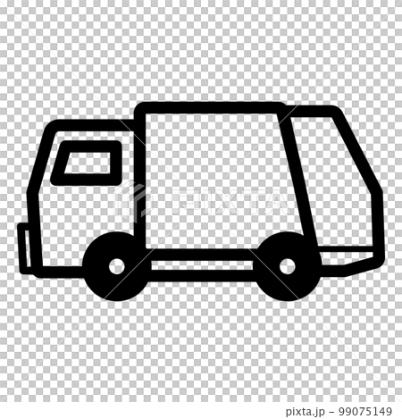 垃圾車圖標 99075149