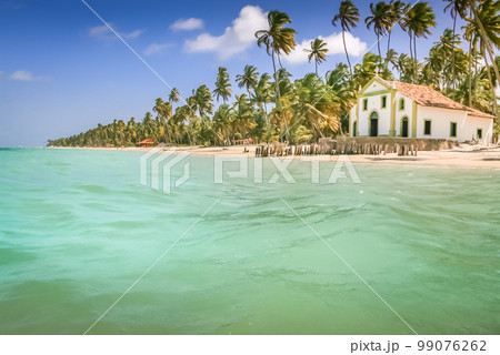 Carneiros Beach and Chapel in Pernambuco, Northeastern Brazil, South America 99076262