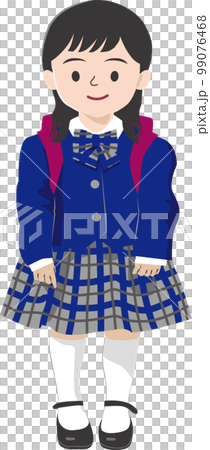 小学1年生・ランドセルを背負った女の子 99076468