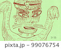 Anger man in Shrine Fextival Japan 99076754