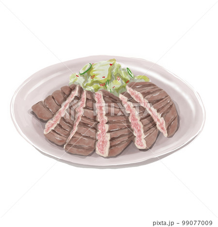 牛タンのイラスト 99077009