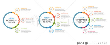 Three Infographic Templates 99077358