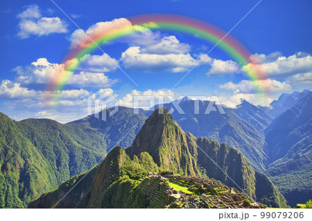 インカ帝国の空中都市・マチュピチュ遺跡の絶景 99079206