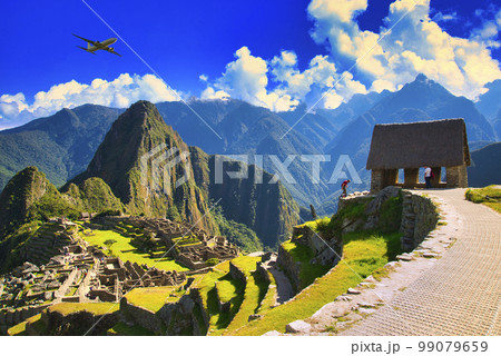 インカ帝国の空中都市・マチュピチュ遺跡の絶景 99079659
