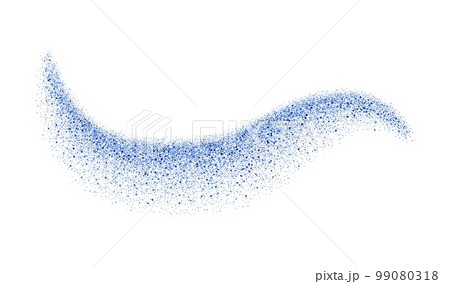Abstract shiny blue glitter design element 99080318