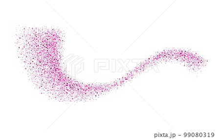 Abstract shiny purple glitter design element 99080319