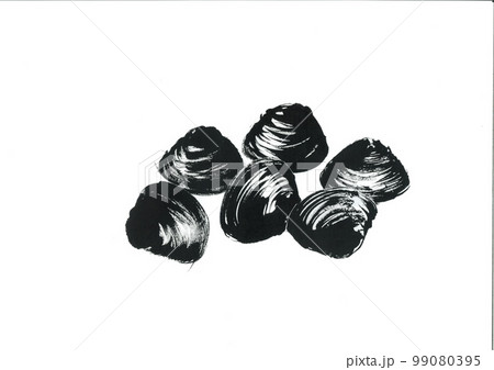 イラスト 蜆 しじみ イラスト 蜆 しじみ 99080395
