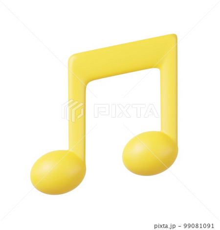 3d Note symbol icon. 3d Note symbol icon. 99081091