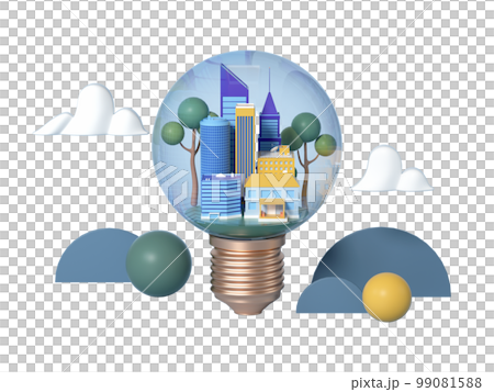 3 d レンダリング アースアワー イラスト要素 3 d レンダリング アースアワー イラスト要素 99081588