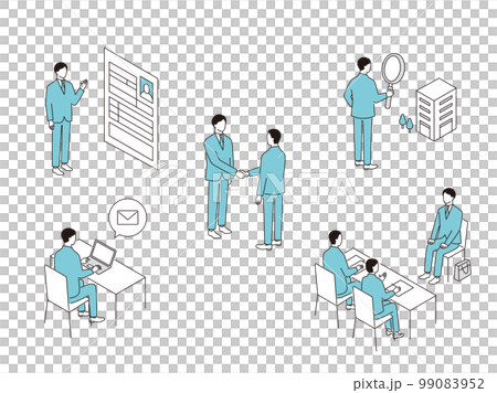 各種求職場景集 99083952