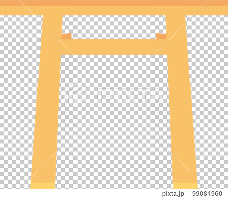 Illustration of a simple torii gate 99084960