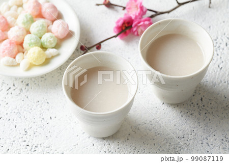 甘酒とひなあられ 甘酒とひなあられ 99087119