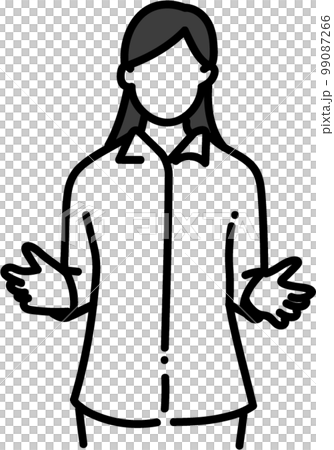 女人剪影來解釋 女人剪影來解釋 99087266