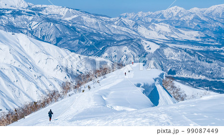 冬の遠見尾根トレッキング 99087449