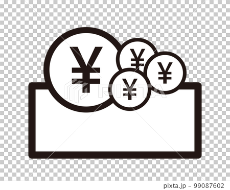 ATM transfer/deposit operation image icon 99087602